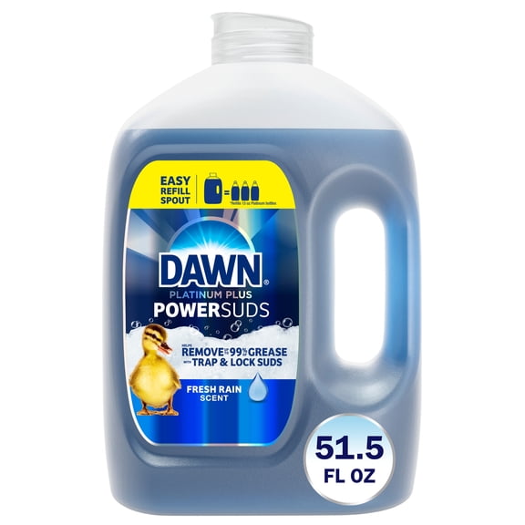 Dawn Platinum Plus, Liquid Dish Soap, 51.5 oz. Bottle