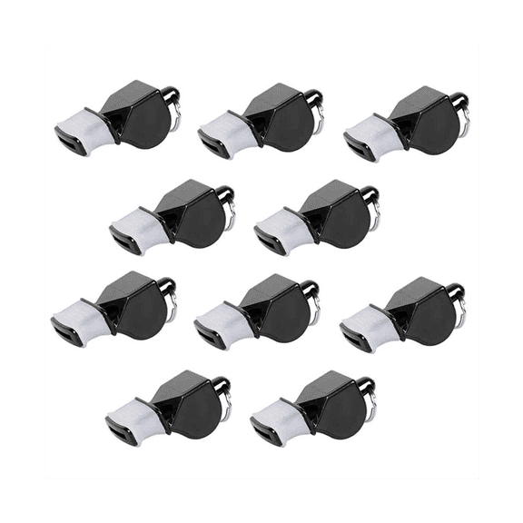 10 Pcs Professional Whistle Soccer Basketball Referee Whistle Outdoor Sport High Quality Big Sound Whistle Seedless