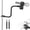 Black (HS13), variant on ZealSound Microphone Stand,Gooseneck Arm with Heavy Duty Crab Clamp for Round Pipes & Desktops,Flexible Boom Mount with Mic Clip for Podcast,Compatible with Blue Snowball, Razer, Pyle & More 13 Inch