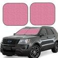 thumbnail image 2 of Uemuo Fish Scales Printed 2 PCS Car Windshield Sun Shade, Auto Sun Heat and UV Rays Blocker, Foldable Automotive Front Window Sunshade Protector, 2 of 7