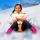 thumbnail image 1 of Trineo de nieve portátil para niños y adultos - Trineo de invierno de plástico ABS con asa extragrande para esquiar, arena y césped - 49 x 37 cm (19,29 x 14,57 pulgadas) -, 1 of 6