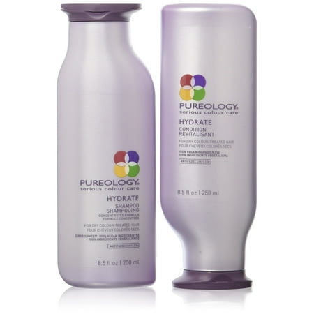Pureology Hydrate Shampoo And Conditioner Set, 8.5 (Best Hydrating Shampoo And Conditioner For Fine Hair)