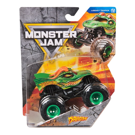 Monster Jam Dragon Monster Truck, 1:64 Scale