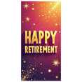 thumbnail image 2 of Shiny Happy Retirement Banner with Butterfly and Star Elements Backdrop Decor Party Supplies Retirement Party Photography Props Celebration Decorations, 2 of 4