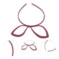thumbnail image 3 of Unique Bargains 1 Pc Cute Frosted Animal Headbands for Women Wine Red, 3 of 6