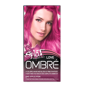 Splat Ombre Dream Hair Color Kit Semi Permanent Blue Purple
