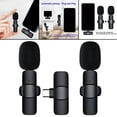 thumbnail image 3 of Microphone Sans Fil Micro d'Enregistrement Microphone Sans Fil pour Téléphone Intelligent Diffusion en Direct, 3 of 8