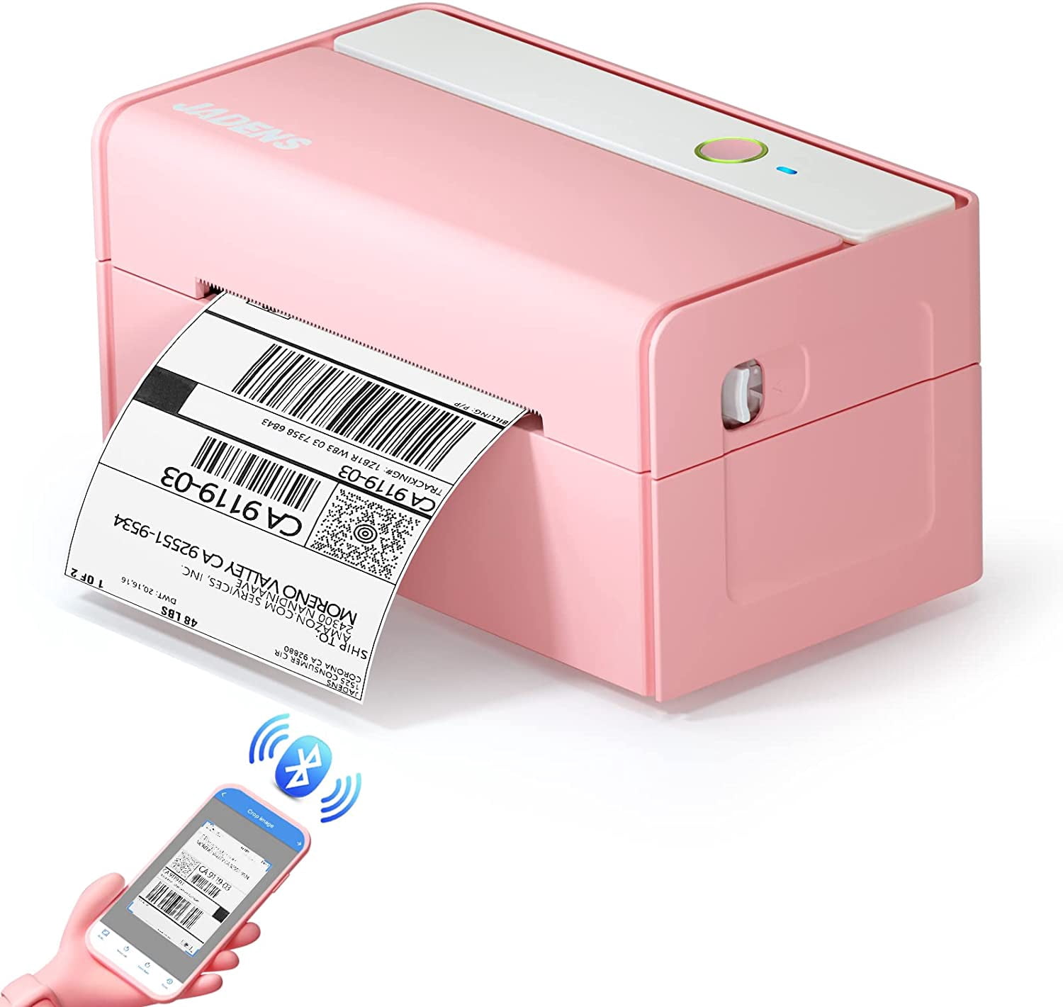 JADENS Bluetooth Thermal Label Printer 