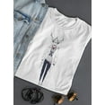 thumbnail image 3 of Cool Hipster Wild Deer Boy T-Shirt Women -Image by Shutterstock, Female Large, 3 of 4