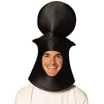Rasta Imposta Ultimate Deluxe Black Pawn Chess Headpiece Halloween Mask Costume, Adult One Size, R1314-OS