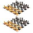 thumbnail image 4 of Fyydes Chess Board Set, Exquisite Foldable Plastic Chess Board Game, 2 Set For Kids Adults Party Camping, 4 of 8