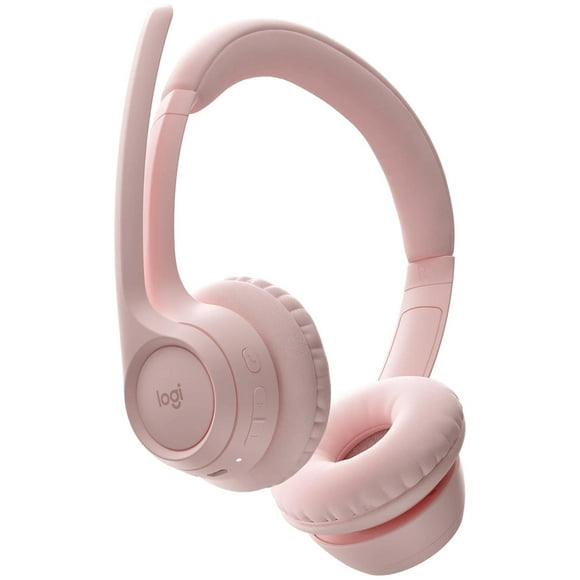 Audifonos Inalambricos Logitech Zone 300 Microfono Omnidireccional Cancelacion de Ruido Bluetooth rosa