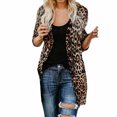 thumbnail image 1 of Manteau de Mode à Manches Longues Imprimé Léopard pour Femmes, Blouse, T-Shirt, Débardeurs, 1 of 8