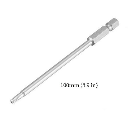 

2x T10 4 100mm Torx STAR Screwdriver Bit Set Hex Security Magnetic Head 150MM Extra Long