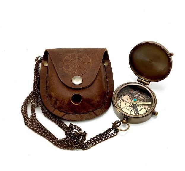 Engraved Pocket Compass , Personalised Compass, gift for mom, Working Compass, Confirmation gift, anniversary gift, first communion gift