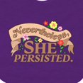 thumbnail image 4 of Inktastic Nevertheless, She Persisted Boys or Girls Baby Bib, 4 of 4