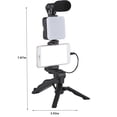 thumbnail image 3 of NARABB Multifunctional Desktop Beauty Leg Pocket Fills Light With Microphone Set, DSLR Conferences Light, 49 Powerful LED Arrays, 3 of 8