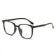 thumbnail image 3 of Gafas de sol con montura cuadrada retro con espejo plano y antiluz azul, modernas y con acabado para miopía, 3 of 6