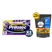 Prilosec OTC Heartburn & Acid Reducer Tablets, 20 mg.