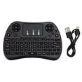 thumbnail image 2 of Mini teclado inalámbrico recargable de 2,4 GHz, teclado de mano, control remoto con panel táctil para PS3, TV, PC y portátil., 2 of 14