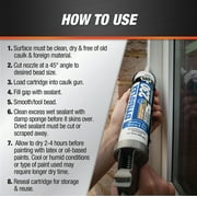 DAP Dynaflex 230 10.1 oz White Premium Latex Sealant Door and Trim