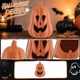 thumbnail image 4 of Halloween Decorations, Handmade Jack O' Lanterns, Cozy Fall Decor for Home, Indoor Outdoor Autumn Farmhouse Decor for Porch, Front Door, Mantel, Table Centerpiece, 4 of 6