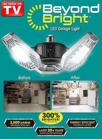 Beyond bright led garage light walmart Outlet