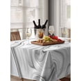 thumbnail image 6 of White Gray Marble Table Cloth, Modern Minimalist Abstract Texture Waterproof Tablecloth for Rectangle Tables, Reusable Washable Fabric Table Cover for Restaurant Kitchen Dining Tables 60"x102", 6 of 6