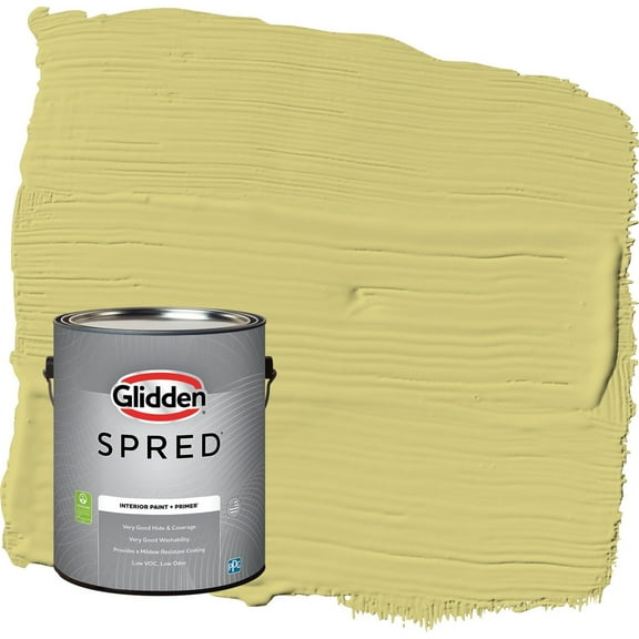 Glidden Spred Serene Scene / Green Eggshell Interior Paint with Primer, 1 Gallon