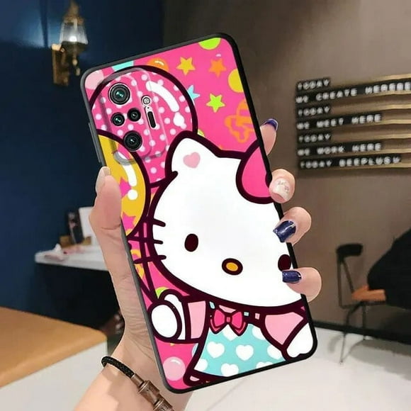 TPU Soft Phone Case for Samsung Galaxy S20 S22 S21 S23 Note 20 Ultra 10 Plus 8 9 S20 S22 Ultra 5G Hello Kitty Cover Bag Capa ZR