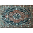 thumbnail image 1 of Ahgly Company Indoor Rectangle Persian Light Blue Traditional Area Rugs, 2' x 5', 1 of 4