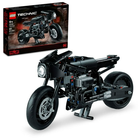 LEGO Technic THE BATMAN – BATCYCLE Set 42155, Collectible Toy Motorcycle, Scale Model Building Kit of the Iconic Super Hero Bike from 2022 Movie