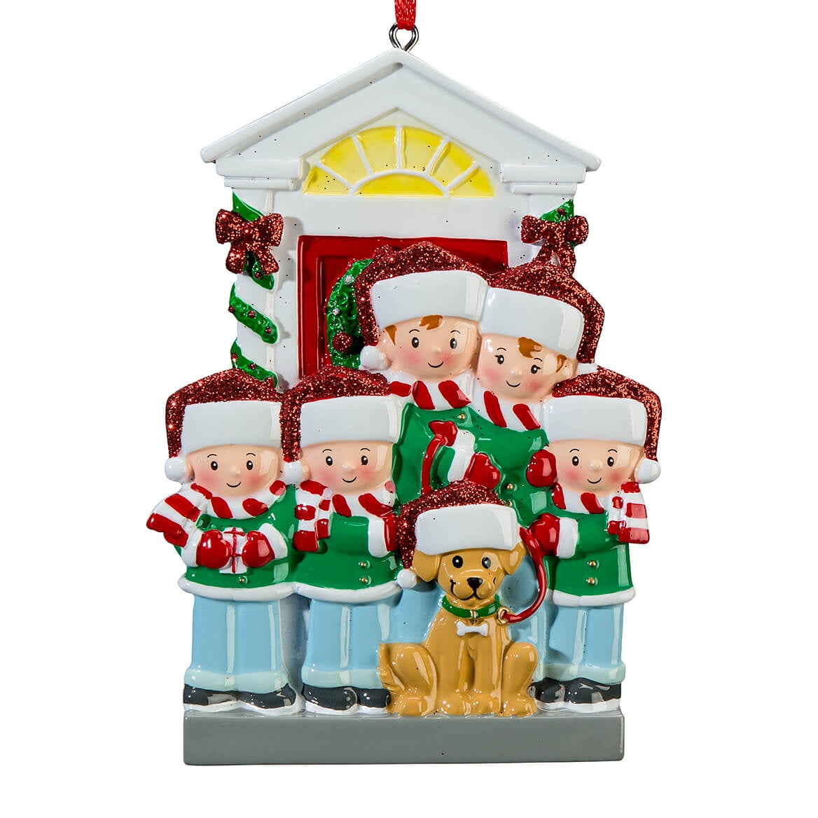 Family Roller Coaster Ornament Family of 3  