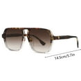 thumbnail image 2 of Bookk Unisex Oversized Sunglasses Retro 70s Square Blue Light Blocking & Photochromic, 2 of 2