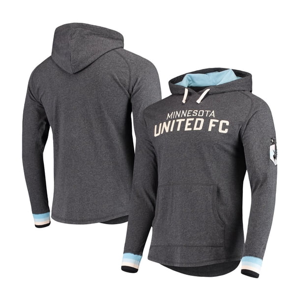 Mitchell & Ness NYC FC Sudadera con capucha para hombre, gris, mediano