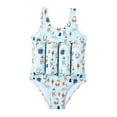 thumbnail image 2 of Traje de baño flotante para niños,Traje de baño flotante para niños y niñas,Traje de baño flotante con flotabilidad desmontable,Chaleco de natación transpirable con dibujos animados de S, 2 of 9