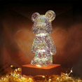thumbnail image 3 of LED Colorful Bear Night Light, Creative Table Lamp for Children's Room, 3 of 3