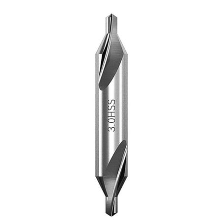 

5 pcs 60-Degree Angle Processing High Speed Lathe Metalworking Center Drill 0.04-0.2in High-temperature Solid Countersink Tools 0.12*1.92in