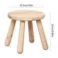 thumbnail image 3 of Kieccall Solid Wood Small Stool Simple Garden Plant Stand Multi Use for Home Seating Patio Plant Decor, 3 of 6