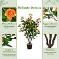 thumbnail image 6 of Gymax 3.3 FT Artificial Tree Artificial Camellia Tree Faux Plant for Indoor & Outdoor, 6 of 9