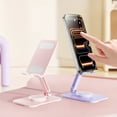 thumbnail image 2 of Sinyiin 360 Rotating Double Height Adjustable Stand Foldable Tablet Holder Silicone Base, 2 of 11