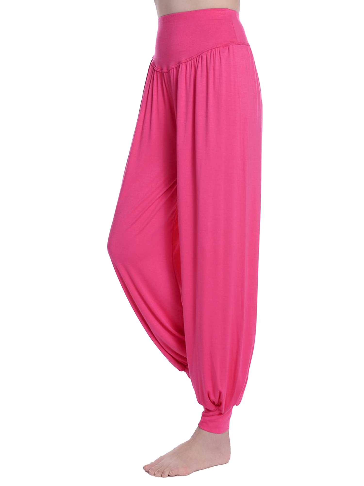 Loose Fit Yoga Pants With Elasticated Waist