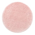 thumbnail image 3 of Unique Loom Infinity Shag Collection Area Rug - Jinko (5' 1" Round Pink Lace), 3 of 7