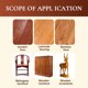 thumbnail image 3 of Cera de Abejas para Condimento de Madera, Limpiador y Abrillantador de Muebles de Madera de Cera de Abejas Natural Multiusos para Muebles, Pisos, Mesas, gabinetes, 80 g (1 Paquete) con 2 Toallitas, 3 of 7