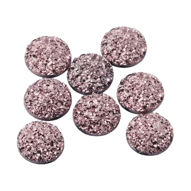 Kit de Clous Perles en Résine Sans Bavures Perles Rondes en Cristal Multicolores Élégantes Largement Applicables Pendentif Décoratif Accessoires de Bijoux Type 23