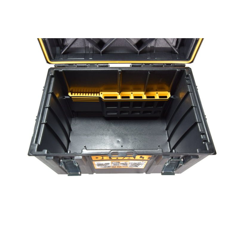 DeWALT ToughSystem DS400 Series DWST08204 Tool Box 110 lb Storage Plastic  Black 