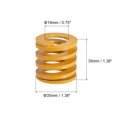 thumbnail image 2 of Unique Bargains Die Spring 2 Pack 35mm OD 35mm Long Spiral Stamping Light Load Compression Die Springs Yellow, 2 of 5