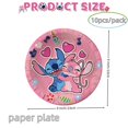 thumbnail image 3 of Decoración de fiesta de cumpleaños de Disney Lilo Stitch, vaso desechable, plato, mantel, servilleta, baby shower, regalos para niños, suministros para fiestas, 3 of 5