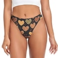 thumbnail image 1 of Fotbe Heart Tanga Sin Costuras para Mujer con Estampado – Panties Invisibles, Transpirables y Cómodos para Uso Diario-Large, 1 of 6