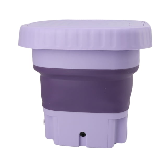 Lavadora Portátil ANGGREK Mini Lavadora Plegable Automática 11 Litros con Tubo de Drenaje